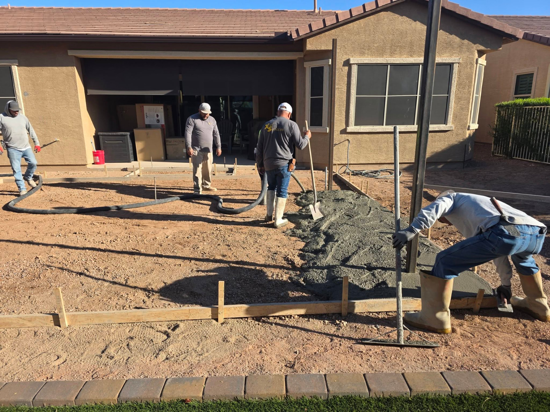 Concrete Patio Foundation